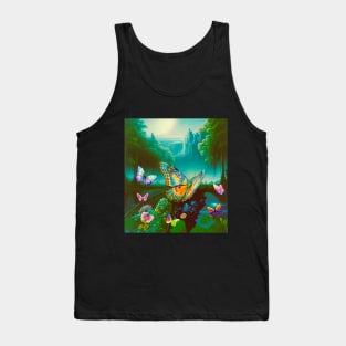 Butterflies At Night Tank Top